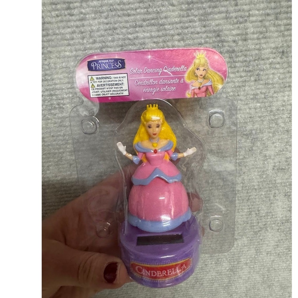 NEW Disney's Princess Cinderella Solar Powered Bobble Head Dancer RARE Figurine!